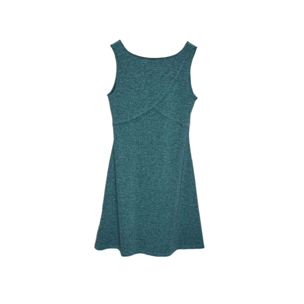 Patagonia Womens Heathered Teal Sleeveless Tulip Back Dress Size S